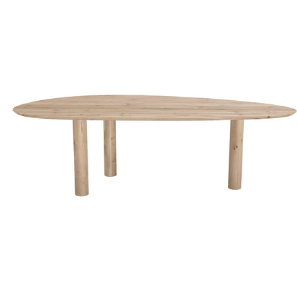 Eiken massief eettafel Naturel - Kiezel B - Columbus naturel