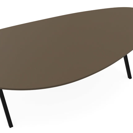 Fenix-Esstisch Castoro Ottawa - Kiesel A - Scissor schwarz