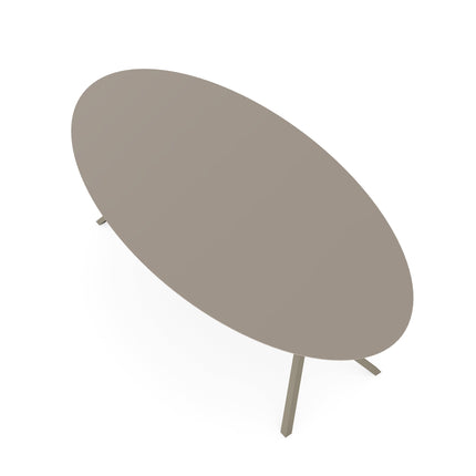 Fenix-Esstisch Beige Arizona - Oval - VV Hellbraun