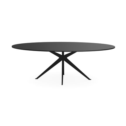 Fenix-Esstisch Nero Ingo - oval - Anna schwarz