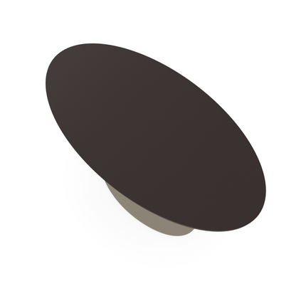 Fenix-Esstisch Grigio Aragona - Oval - Giro oval hellbraun