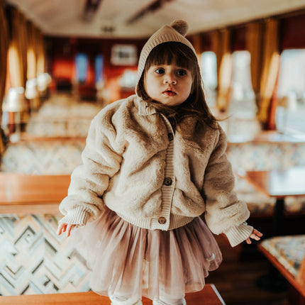 Birie Jacket | Soft Sand Teddy