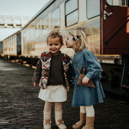 Ginys Gilet | Bodywarmer | Dusty Brown Melange