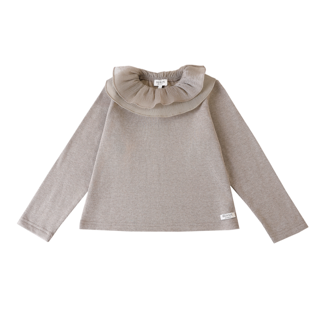 Florentien Top | Dusty Brown Melange