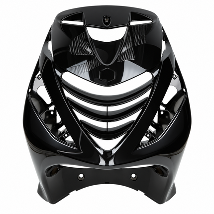 Piaggio Zip SP Vordere Verkleidung + Innengitter 1-teilig glänzend Schwarz – Verkleidungsset / Verkleidungssatz