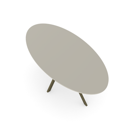 HPL-Esstisch Seashell - Oval - Jeroen Schwarz