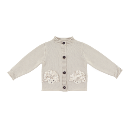Dieck Cardigan | Lammies | White Sand
