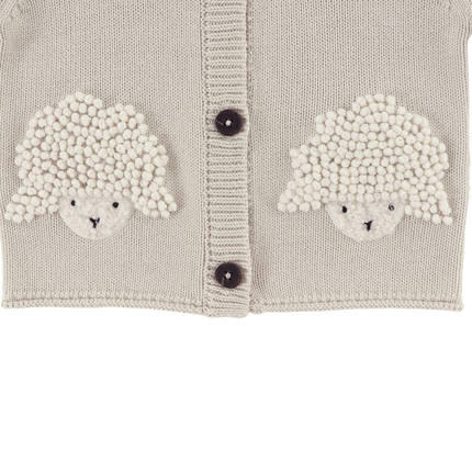 Dieck Cardigan | Lammies | White Sand