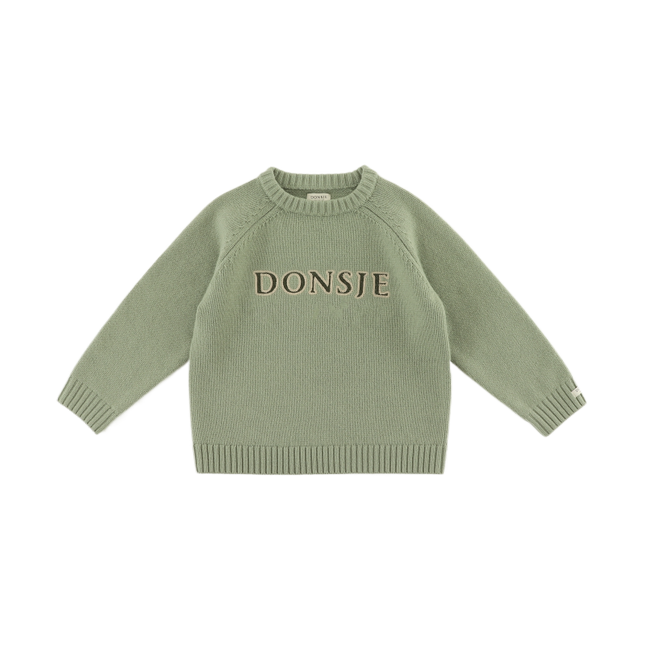Fionn Merino Wool Sweater | Desert Green