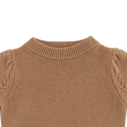 Kasine Merino Wool Sweater | Hazelnut