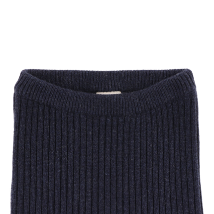 Nies Merino Wool Trousers | Blue Marine Melange