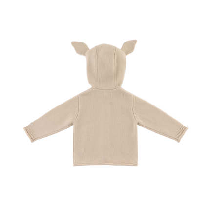 Brittan Merino Wool Cardigan | Bunny | Soft Sand
