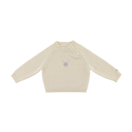 Sibbe Merino Wool Sweater | Bunny | Off White