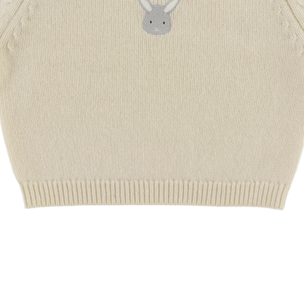 Sibbe Merino Wool Sweater | Bunny | Off White