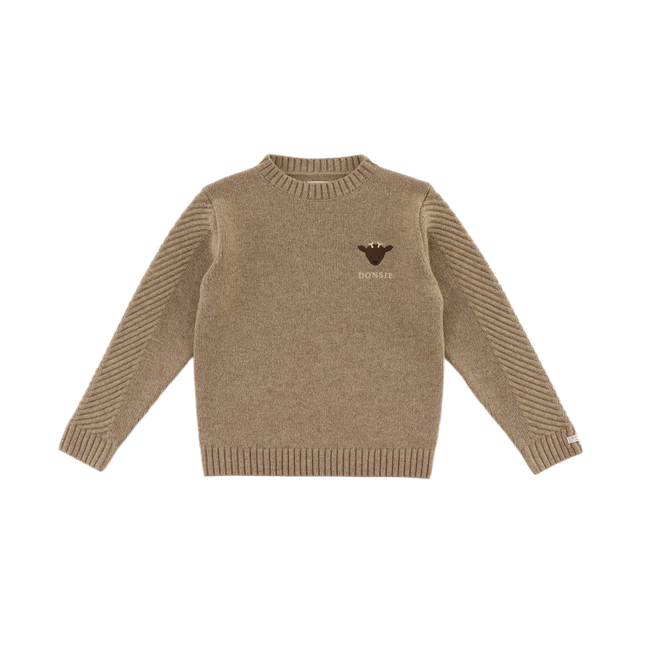 Geeratz Merino Wool Sweater | Stag | Milk Chocolate Melange