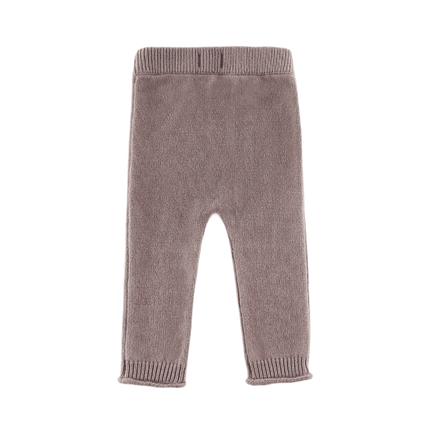 Trig Merino Wool Trousers | Dark Taupe Melange