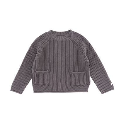 Stella Sweater Stone Grey | Kindertrui