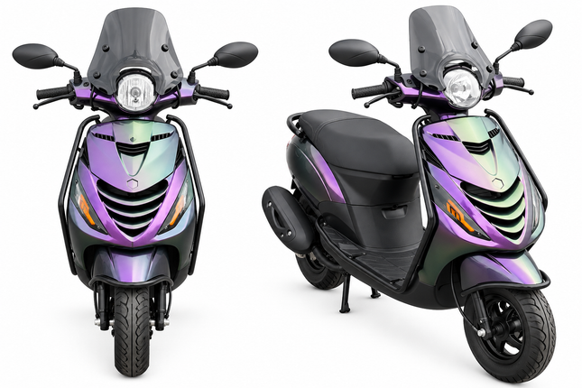 Piaggio Zip SP Plaatset 5-Delig Glans Dragon Cameleon – Kappenset / Beplatingsset