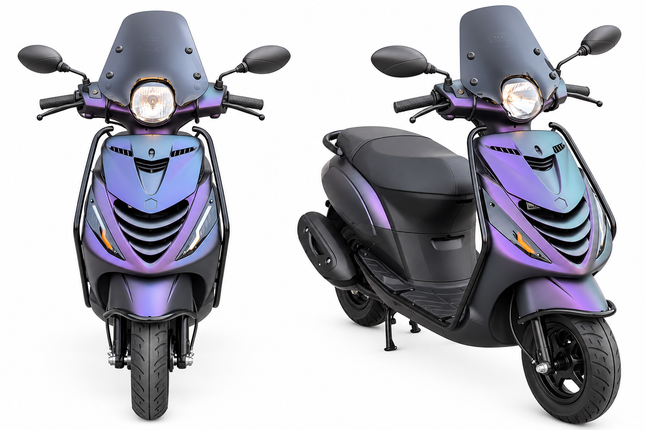 Piaggio Zip SP Plaatset 5-Delig Mat Dragon Cameleon – Kappenset / Beplatingsset