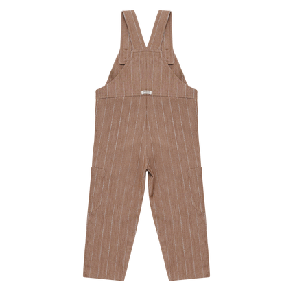 Jareth Overalls | Panda | Milk Chocolate Striped