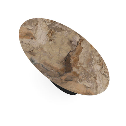 Keramik-Esstisch Ankara Bronze - Oval - Sjors Schwarz