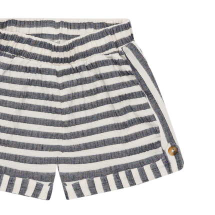 Kaatio Shorts | Blue Marine - White Striped