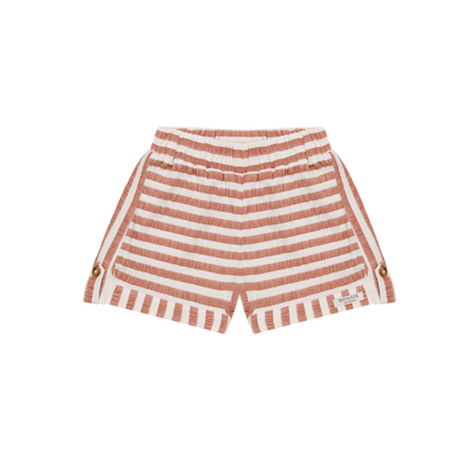 Kaatio Shorts | Rust - White Striped
