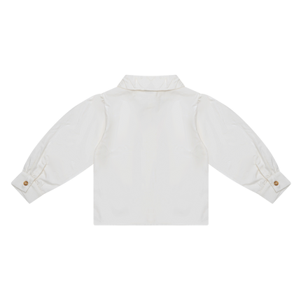 Kresi Blouse | Kinderblouse | Bows | Off White