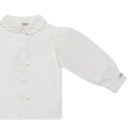 Kresi Blouse | Kinderblouse | Bows | Off White