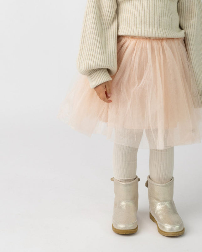 Pien Skirt | Soft Powder Metallic
