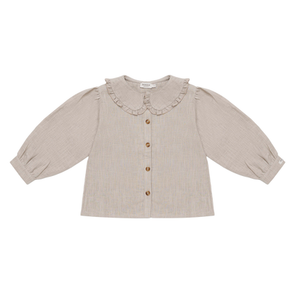 Luikje Blouse | Soft Taupe
