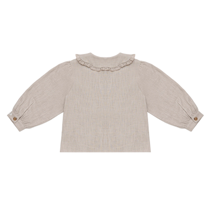 Luikje Blouse | Soft Taupe