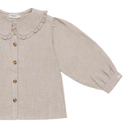 Luikje Blouse | Soft Taupe