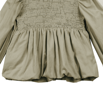 Madelief Top Dusty Green | Kindertop | Tijdloze basistop