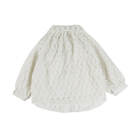 Mailien Blouse | Kinderblouse | Warm White