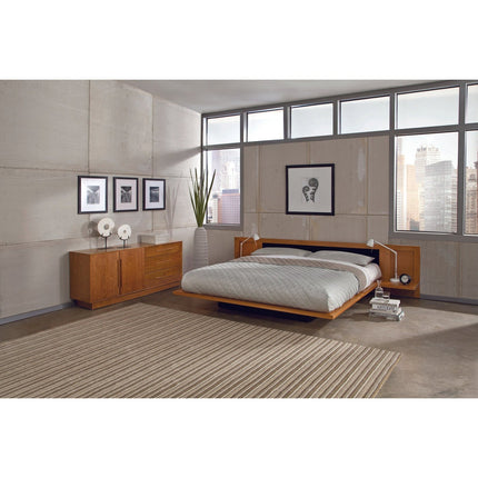 Copeland Moduluxe Bed 35" with Upholstery Headboard (Cal King) - Sunbrella Upholstery