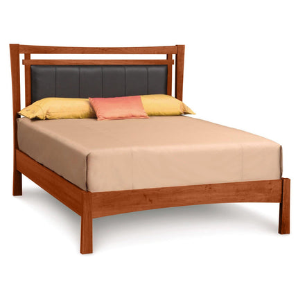 Copeland Monterey Bed with Upholstered Panel - Grade A/B/Ultra-Suede/Leather/COM