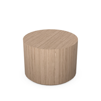 Zylinder-Couchtisch 60cm - Natur
