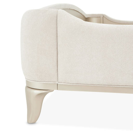 Michael Amini La Marisia Upholstered Bed - Tranquil/Champagne Gold