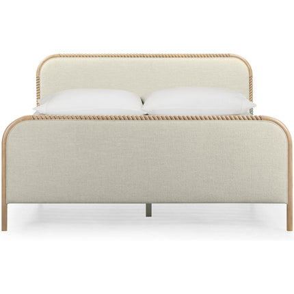 TOV Furniture Hatia Basketweave Panel Bed