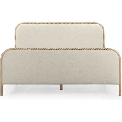 TOV Furniture Hatia Basketweave Panel Bed
