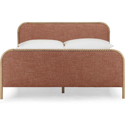 TOV Furniture Hatia Basketweave Panel Bed