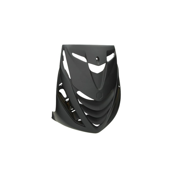 Piaggio Zip SP Voor kap +binnenrooster 1-Delig Mat Zwart – Kappenset / Beplatingsset
