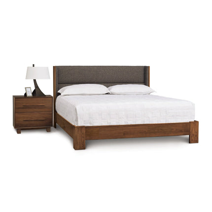 Copeland Sloane Platform Bed - Grade A/B/Ultra-Suede/COM