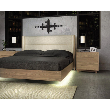 Copeland Sloane Floating Bed With Lighting - Sunbrella Upholstery