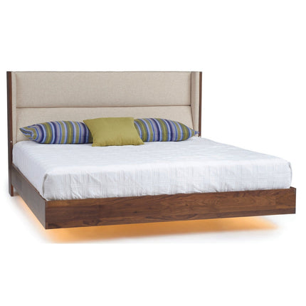 Copeland Sloane Floating Bed With Lighting - Sunbrella Upholstery