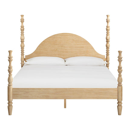 TOV Furniture Rosalie Washed Natural Ash Bed