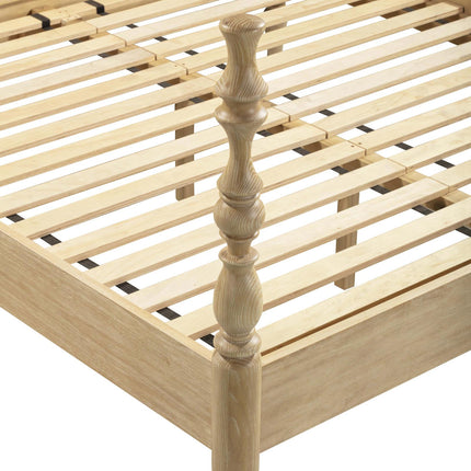 TOV Furniture Rosalie Washed Natural Ash Bed
