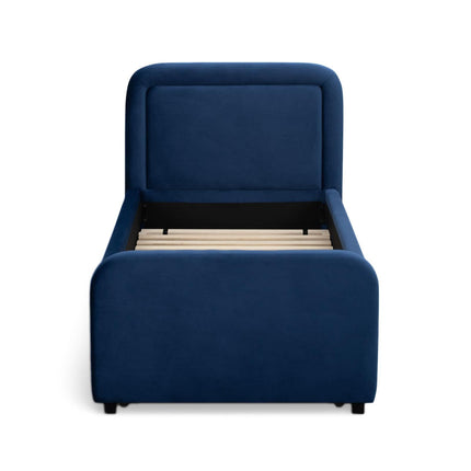 TOV Furniture Briella Performance Velvet Trundle Bed in Twin