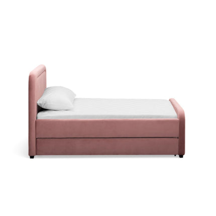 TOV Furniture Briella Performance Velvet Trundle Bed in Twin